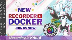 Krita 5 NEW features 01. Videorecorder 🔴 Fund Campaign 2021