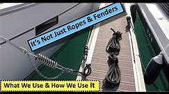 Mooring to a Finger Pontoon. Got the right gear? It's not just ropes and fenders!