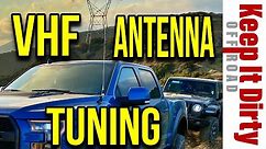 VHF Antenna Tuning