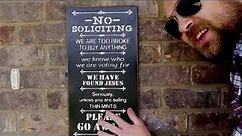How to Hang a Sign onto Brick. Step by Step. DIY | YeahPete