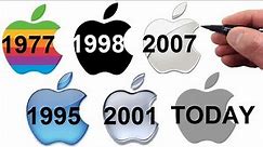 Artist Draws the Apple Logo Evolution - 1977 through Today