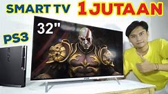 Smart TV MURAH TERBAIK Untuk Bermain PS3‼️ Cocok Buat RENTAL‼️ Review Coocaa 32S3U LED TV‼️