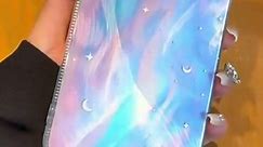 Cute Laser Glitter Stars Marble iPhone Case - Waw Case