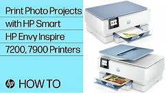 Create & print 4x6" two-sided, square, panoramic photos | HP Envy Inspire 7200, 7900 | HP Support