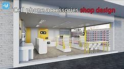 Retail mobile phone accessories shop design #phoneshop #shopdesign