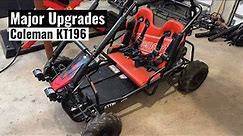 Coleman KT196 Major Upgrade/Repair - Electric Start, Charging System, Suspension, Lights and More...