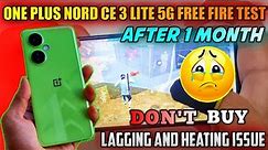 One Plus Nord CE 3 Lite 5G Free Fire Test After 1 Month/one plus nord ce 3 lite free fire gameplay