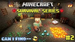 Minecraft Java Edition Survival Series EP #2 | Can I find diamonds ? 😰