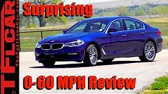 2017 BMW 530i Review: How Fast is 4 Cylinder 5 Series Turbo from 0-60 MPH?