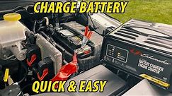 Power Up! How to charge a Car Battery