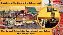 How to book Poland Visa Appointment | Poland Embassy appointment 2023 | Poland Work Permits