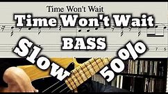 Jamiroquai - Time Won't Wait (Bass Cover ) Boosted, Half Speed, Tabs, Transcription
