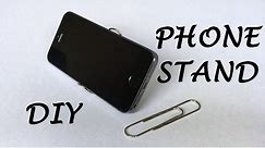How to Make a Phone Stand Out of a Paper Clip