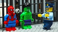 Lego City Spiderman Hulk Prison Break Hostage Rescue