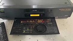Sony EV-S7000 Hi8 8mm video8 VCR mint condition demonstrated