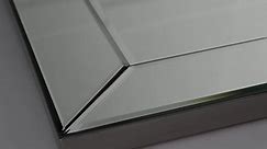 Empire Art Direct Medium Rectangle Beveled Glass Modern Mirror (40 in. H x 30 in. W) MOM-10690-4030