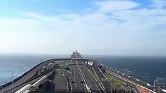 This is the 5 km bridge in Tokyo Bay Aqua-Line Expressway, that connects Kanagawa and Chiba. #aqualine #bridge #tokyobay #Expressway #traveljapan #japan | Elsa Fukushima