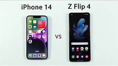 iPhone 14 vs Samsung Z Flip 4 | SPEED TEST