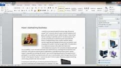 How to insert a picture or clipart into a Word document.mp4
