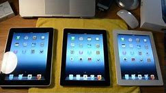 iPad 1, 2, & 3 Comparison!