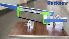 How to Make a Power Hacksaw Machine at Home