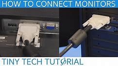 How & Where to Connect Your Monitors
