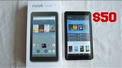 Nook 7" Tablet Unboxing & 1st Impressions! (Barnes & Nobles)