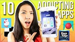 📱TOP 10 BEST FREE APPS: ADDICTING GAMES for iPhone X, 8 Plus, and Android !🔥 | Katie Tracy