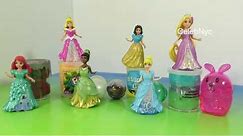 New Disney Magiclip Princess with Slime & Glitter Putty Dresses