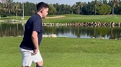 The first stage of the Professional FootGolf tour took place in Sharjah 🇦🇪. Hole 8 was among the most intriguing. It's a par 4 where skilled kickers can confidently skip over the water on their first shot with some risk, while others opt for a safer lay-up to set up a longer approach to the green or bunker. This video demonstrates that whether you take the risk on your first shot or play it safe, the outcome can sometimes be identical. FootGolf is a sport that demands strategic thinking with e