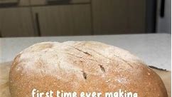 Day 30 of 30 days of healthy eating! First time making Sour dough bread