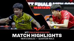 Tomokazu Harimoto vs Wang Chuqin | MS QF | WTT Finals Men Doha 2023