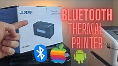 Jaden Bluetooth Thermal Printer Unboxing and Setup