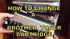 How To Change Toner In a Laser Printer (Brother MFC L2700DW)