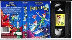 Peter Pan (1953) . (18th March 1993 - UK VHS)