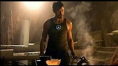 Tony Stark Builds Mark 1 - First Suit Up scene - Iron Man (2008)