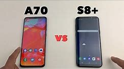 SAMSUNG A70 vs S8+ | Updated software | Speed Test Comparison