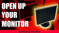 How to Disassemble and Clean Inside Samsung Monitor
