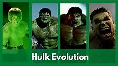 Evolution of HULK 1977 - 2021 (Movies & TV Series)