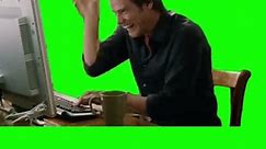 jim carrey typing fast green screen #meme #funny #lol