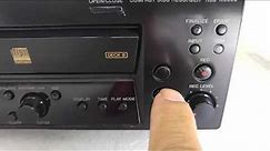 Sony RCD-W500C 5-Disc Changer and CD Recorder