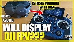 FIRST RADIO to DISPLAY DJI Digital FPV? - FrSky Tandem X20, X20S, and X20 HD - Review & Overview