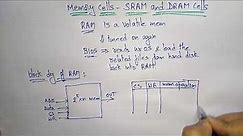 SRAM and DRAM | memory cells