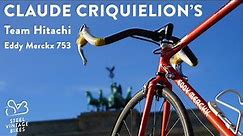 Claude Criquielion's, Team Hitachi and Splendor Eddy Merckx 753 Time Trial Bike