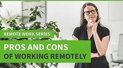 Remote working: pros and cons – Remote work series