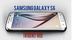 Samsung Galaxy S6 - Emergency mode