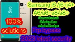 Samsung j6/j6 plus frp bypass | Samsung j6 /j6+/j4+/a6/a6+/a8/a8+ frp bypass letest security updates