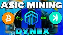 EASY WAY TO STACK DYNEX USING YOUR ASIC MINERS!