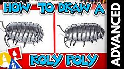 How To Draw A Realistic Roly-Poly Pill Bug - Advanced