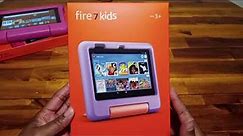 Unboxing and setting up Amazon Fire 7 Kids Tablet (2022)